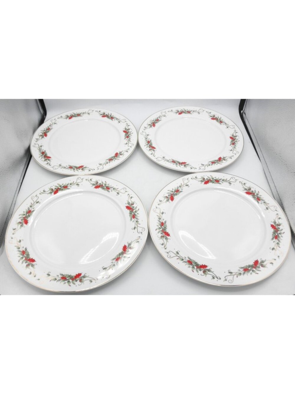 GTW33 Graces Teaware 10-5/8 In Dinner Plate Set of 4 Ridgefield Home Collection